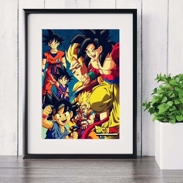 Dragon Ball Z Comic Canvas Art Print Painting Poster Wall Pictures For Room Home Decoration Wall Decor No Frame