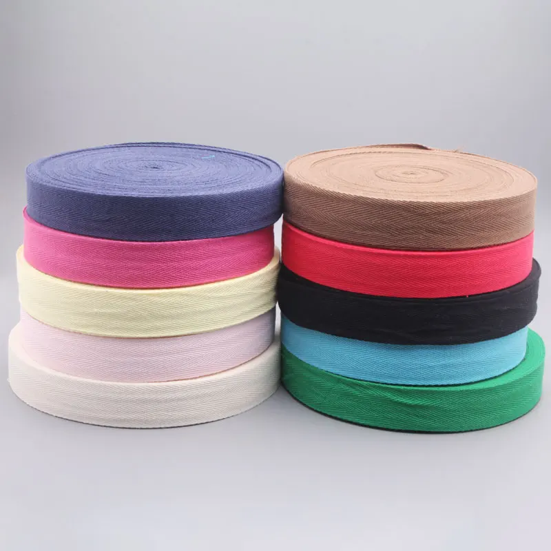 

Savica 10meter/lot 3cm Strap Herringbone Woven Cotton Webbing Fabric Sewing Strap Belt For Bags Garment DIY Accessories LX632