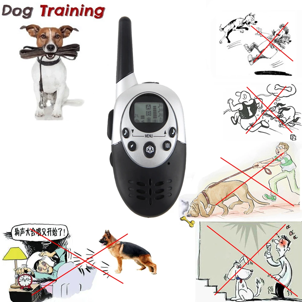 1000M LCD Electric Fence Safety Pet Waterproof Train Remote Control E-Collar Hidden Yard Dog Electric Fencing Containment System