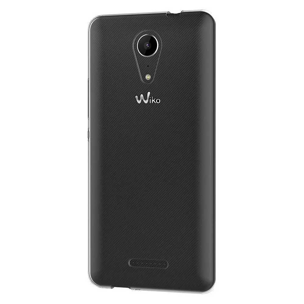 Прозрачный чехол для Wiko Tommy 2 Мягкий ТПУ силиконовый гелевый прозрачный Coque/чехол
