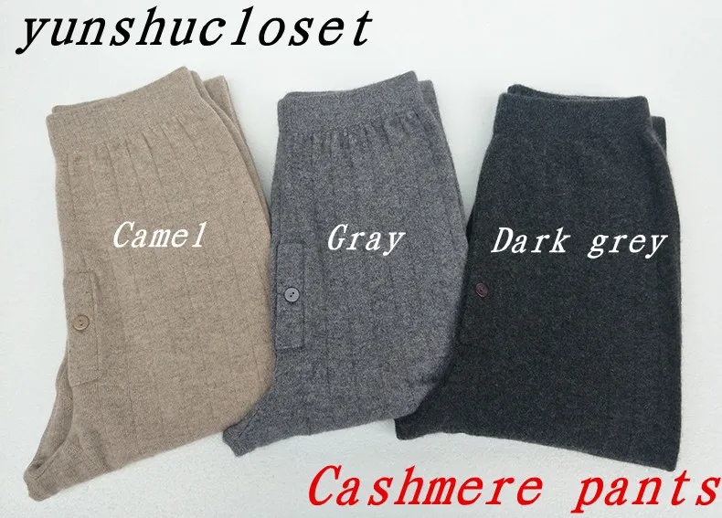 Ysc novo estilo masculino malha cashmere lã