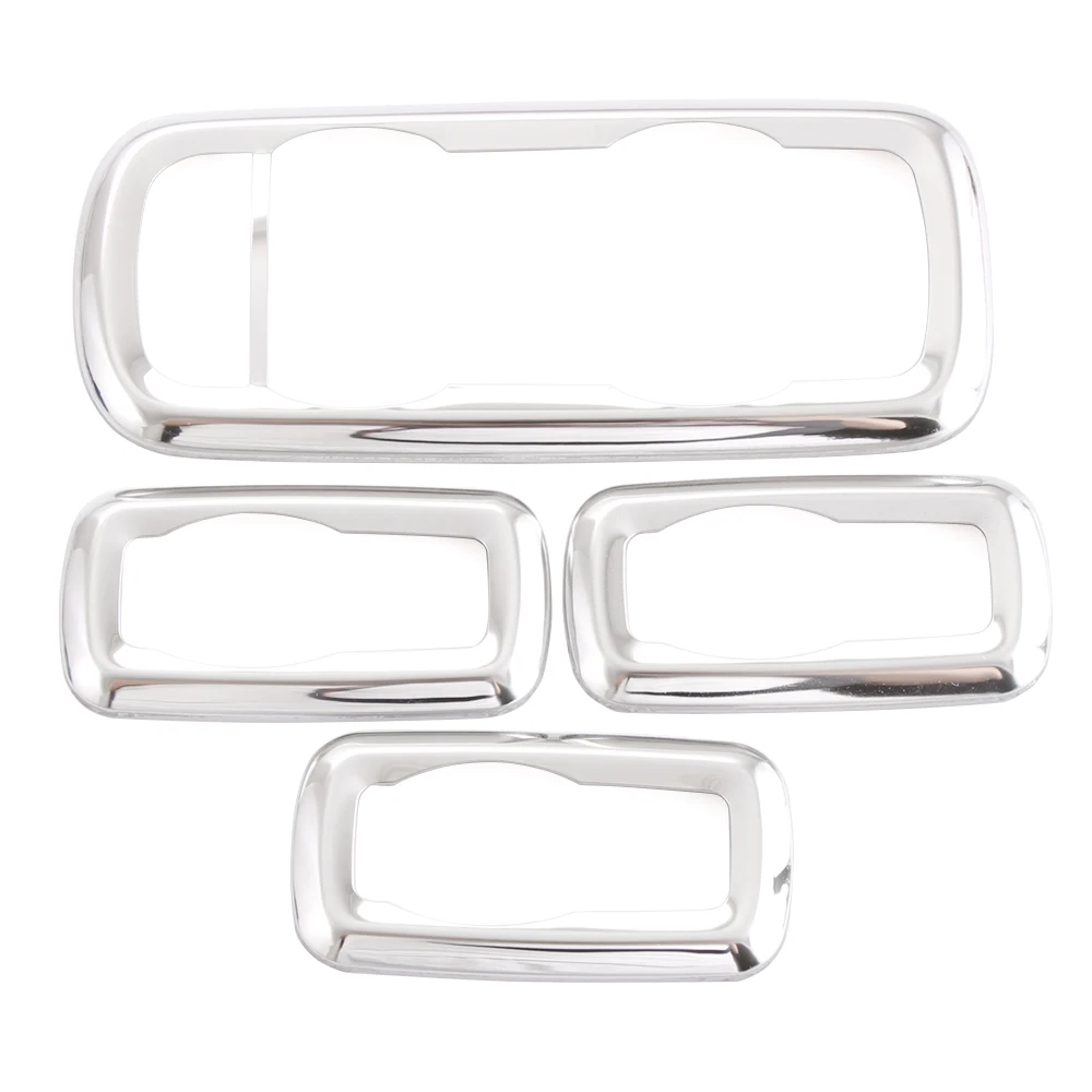 

4Pcs/set Window Lift Switch Sticker Interior Door Button Trim Cover For Ford Fiesta 3/Ecosport/MK7 Decoration Accessories