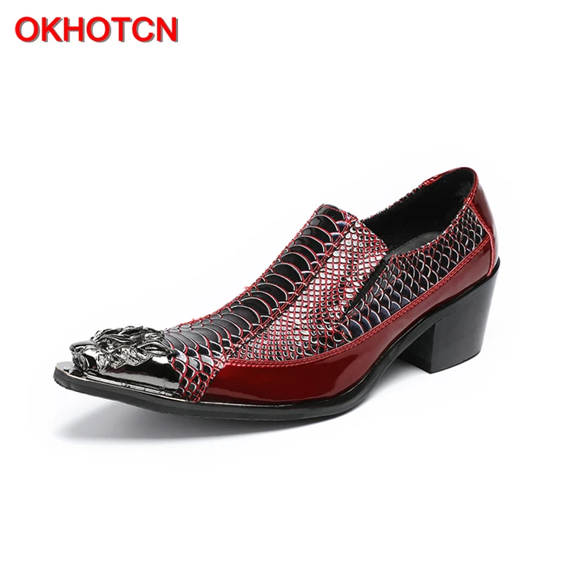 mens prom shoes red