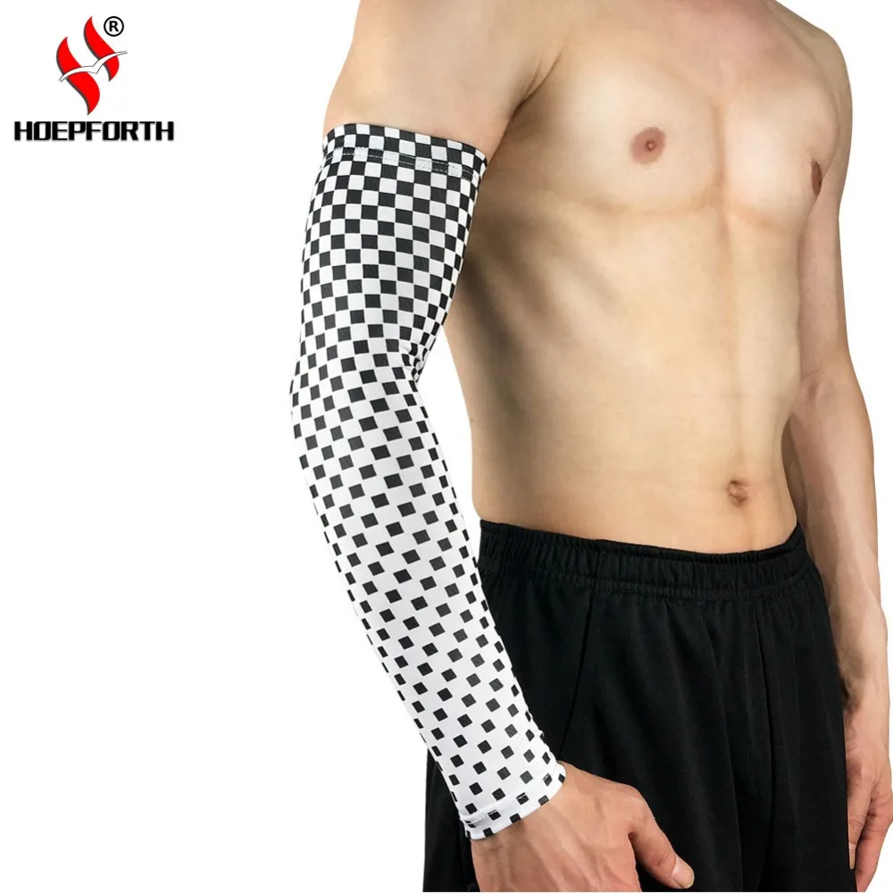 

Compression Elbow Support Arm Sleeve MTB Cycling Basketball Running Volleyball Arm Warmers Breathable UV Protection 1 Pair