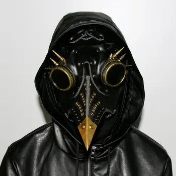 

Hot explosion vintage steam punk plague beak mask Halloween cosplay props gift