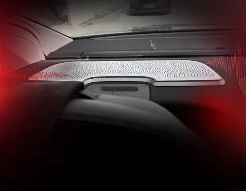 Машина для укладки заднего ряд стерео Динамик украшения твитер крышки наклейки Накладка для BMW серий 7 G11 G12 салона авто аксессуары