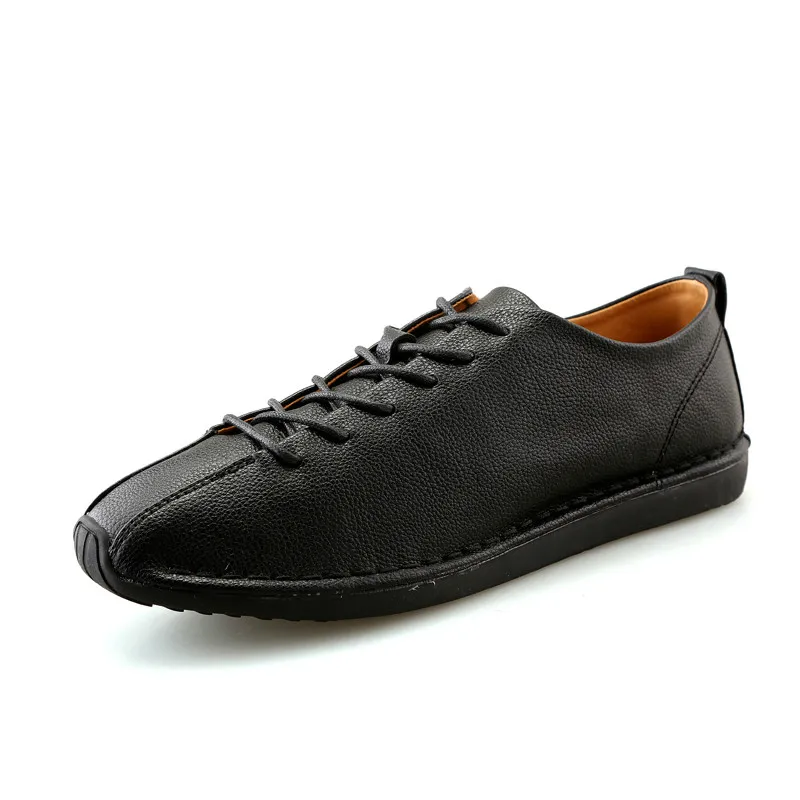 

JARLIF 2017 Spring/Autumn New Men Casual Shoes Men Loafers Fashion British PU Leather Shoes Men Boat Shoes