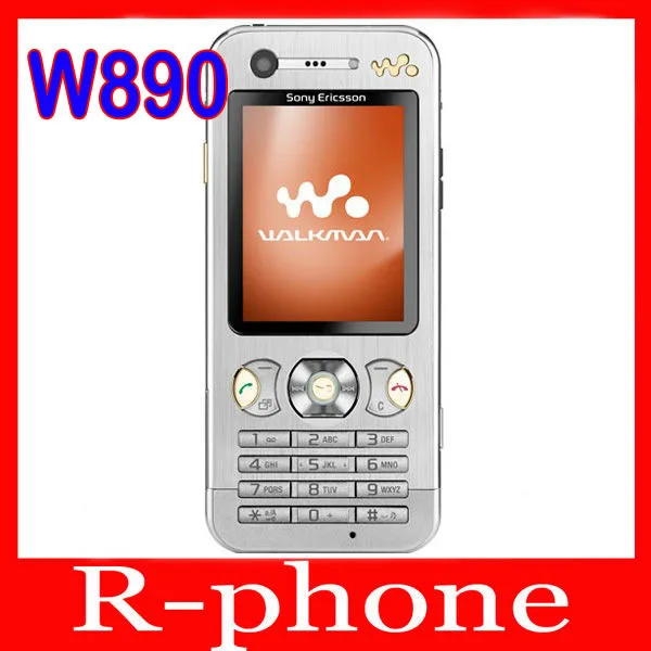 W890 разблокированный sony Ericsson W890i мобильный телефон 3g мобильный телефон и один год гарантии