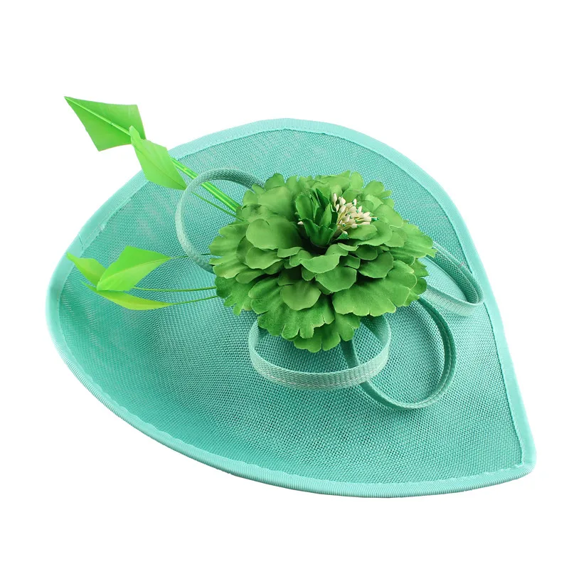 Feminino millinery fascinators headbands chapéu flor headwear