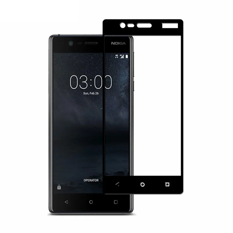 Защитное стекло закаленное для Nokia 3 TA-1020 TA-1032 | Мобильные телефоны и аксессуары
