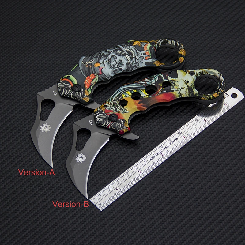 Edc X73 Claw Pocket Folding Knife 440 Steel Tactical Knife Outdoor