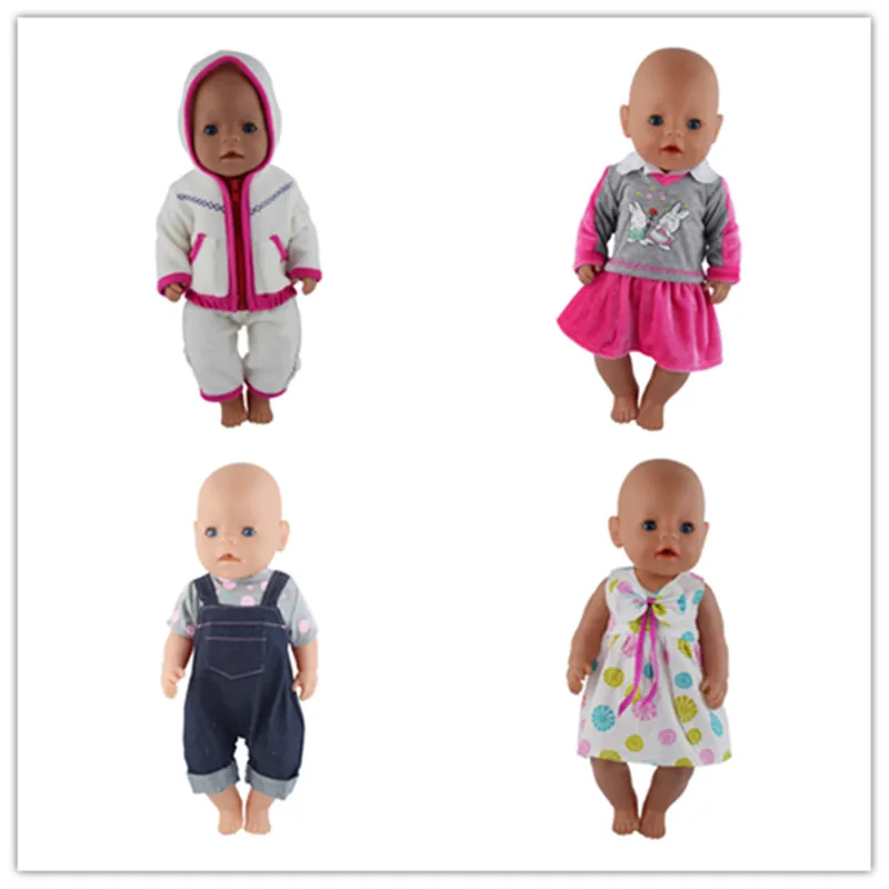 Baby Born Doll Accessories 4 Styles Princess Dress Doll Clothes Fit