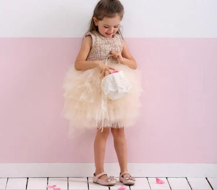 Cici/эксклюзивные вечерние бальные платья для маленьких девочек от 6 месяцев до 6 лет, льняное платье-пачка в стиле пэчворк для маленьких девочек нарядное детское платье, 1 предмет