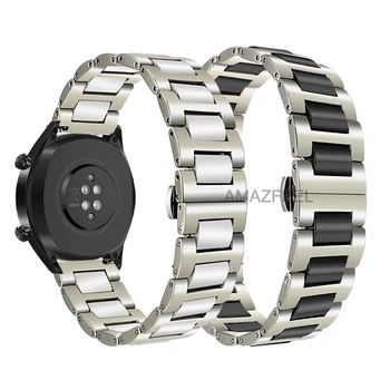 

Ceramic Stainless Steel Watch Band Quick Release for Huawei Watch GT Replacement Band Huawei Honor Magic Wrist Strap Bracelet