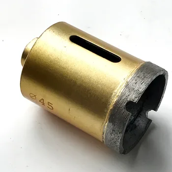 

Free shipping 1pcs 45mm diamond hole saw with M10 connector core bit drill bit for marble/granite/brick/stone bit reamer