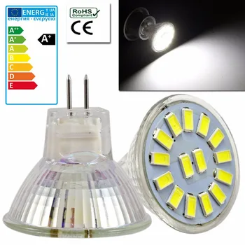 

10PCS Set 4W LED Lamp Energy Saving AC/DC 12-30V MR11 GU4 5733 SMD Led Spotlight Spot Light Bulb Cool/Warm White