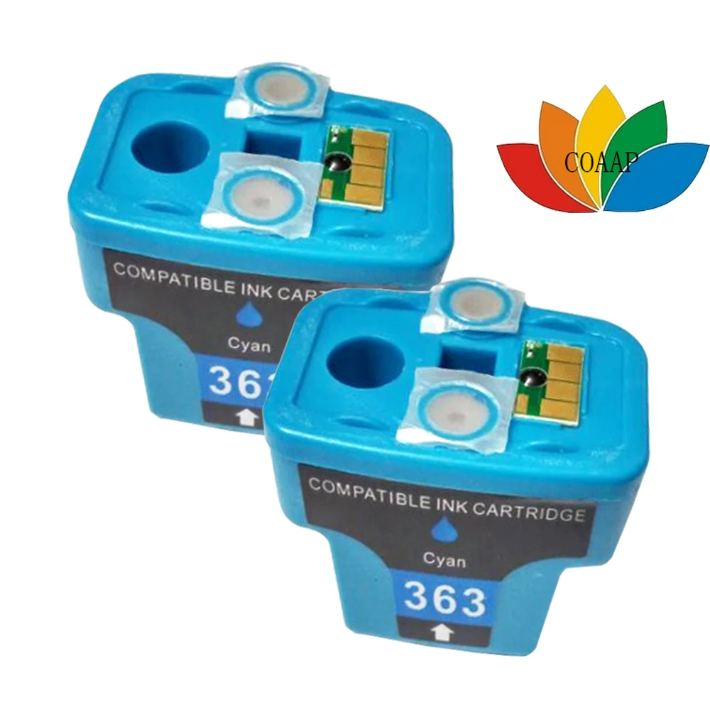 

2PK Compatible HP 363 cyan - C8771EE hp363 High Capacity Cyan Ink Cartridge