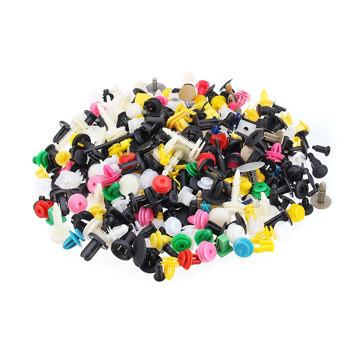  500Pcs Universal Mixed Auto Fastener Car Bumper Clips Retainer Push Engine Cover Car Fastener Rivet