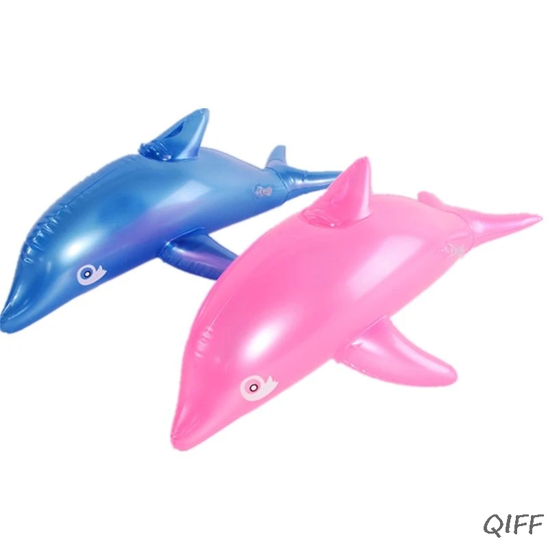 Inflatable Dolphins Bath Beach Pool Toy Kids Baby Toy