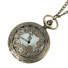 Vintage Luxury Golden Silver Quartz Pocket Watch Roman Numerals Dial with Fob Chain Men Women Watches Necklace Clock Best Gifts Vintage Luxury Golden Silver Quartz Pocket Watch Roman Numerals Dial with Fob Chain Men Women Watches Necklace Clock Best Gifts