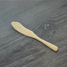 Китайский деревянный Варенье кулинарный шпатель Ножи деревянная маска порошок Ножи 15,5x2,3 см