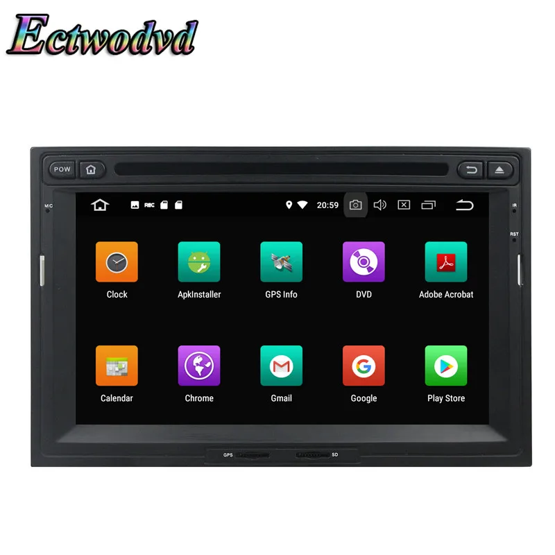 Excellent Ectwodvd Octa Core 4G RAM 64G ROM Android 9.0 Car Multimedia DVD Player For Peugeot Berlingo 3008,5008,PG partner 2010-2016 2