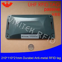 UHF RFID Анти-металлический тег 915 м 868 м Alien H3 210*110*21 мм EPC Gen2 6C прочный АБС очень длинные расстояния смарт-карта пассивные RFID метки