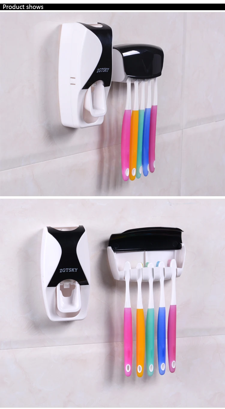Пыли дозатор зубная паста соковыжималка Kit(черный