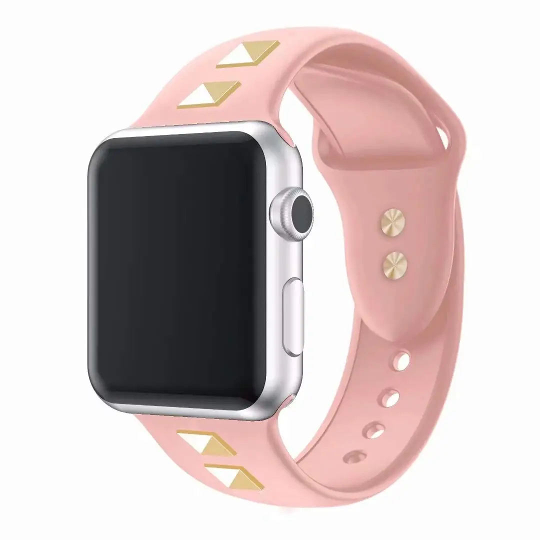JANSIN ремешок для спортивных часов для Apple Watch 38 мм 42 мм 44 мм 40 мм мягкий силиконовый сменный Браслет для ремешки для часов iwatch серии 4/3/2/1