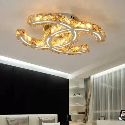 

15W 18W 35W 48W LED Crystal Chandeliers Ceiling mounted Lighting Modern K9 Pendant light Fixtures For Living room Dining room