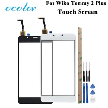 Ocolor для Wiko Tommy 2 плюс Сенсорный экран сенсорный Панель идеальный ремонт Запчасти для Wiko Tommy 2 плюс Мобильный телефон Аксессуары+ Инструменты