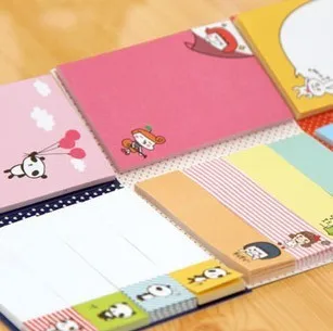 

Wholesale 30pcs Cute Sticky Memo Pad Lovely Sticky note Pad Party Paper Memo pad For Party Gift Message