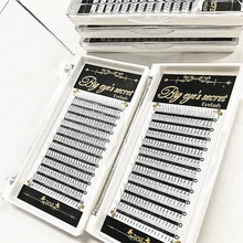 Ручная работа объемные 2D ресницы предсделанные вееры накладные объемные ресницы для наращивания из Кореи