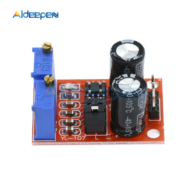 

2Pcs/lot NE555 Pulse Frequency Duty Cycle Adjustable Module Square Wave Rectangular Wave Signal Generator DC 5V-15V