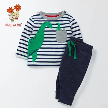 

2020BAILIWEINI autumn new children suit boys long sleeve cotton print suit