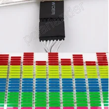 1 шт. 90x25 см Лидер продаж авто зарядки Audio Индикатор голос датчик звукового контроля Multi Цвет ритм музыки светодиодный свет лампы