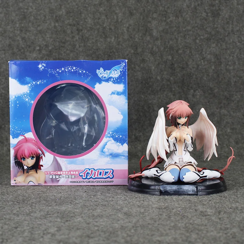 

12CM Japanese Anime Sora no Otoshimono Ikaros Anime Heaven's Lost Property Forte Ikaros PVC Action Figure Model Toy box free