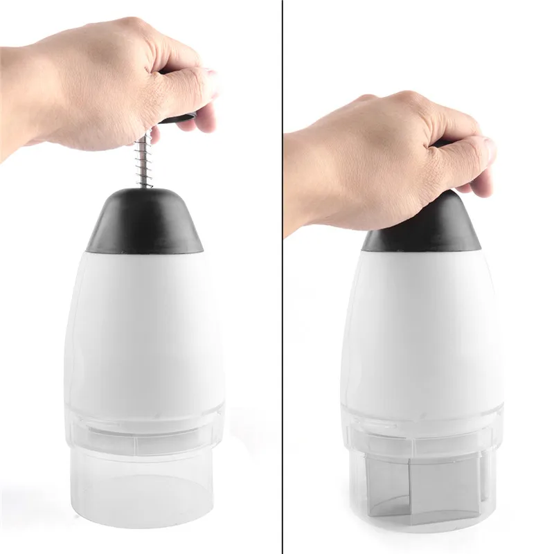 

ABS black with white multifunctional manual slap chop food fruit vegetable chopper garlic press cutter slapchop kitchen tools