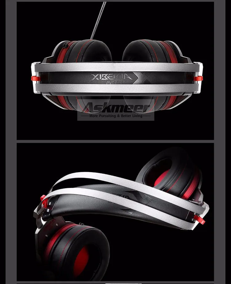XIBERIA K5 Comfortable USB Over-Ear Pro Gaming Headset for PC with Surround Sound Flexible Microphone (13)