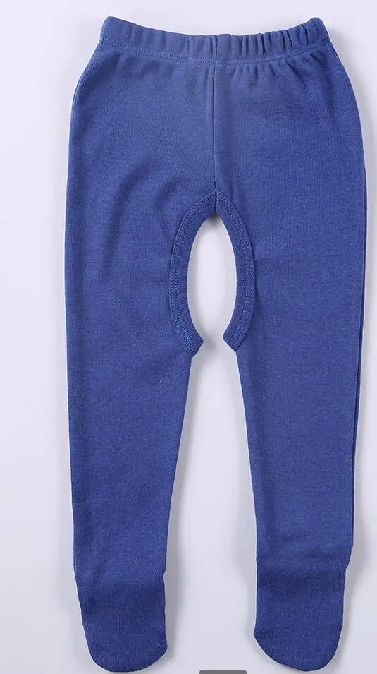 Штанишки для малышей модные хлопковые детские леггинсы на весну-лето носки для новорожденных девочек и мальчиков одежда для малышей детские штаны на возраст от 3 до 24 месяцев - Цвет: 1pc blue opened