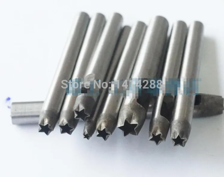 

New 3PCS/SET 10.15.20 Five-pointed Star Hole Puncher for Leather DIY Leather Star Shape Hole Punch Leather Craft Tools