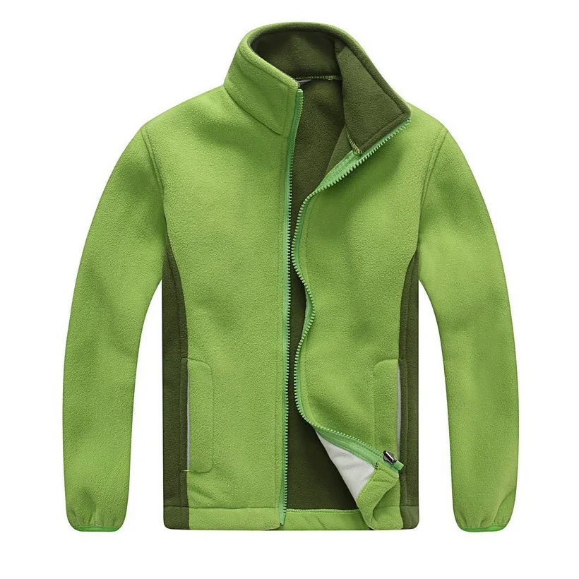 Goexplore ORE/уличная флисовая куртка для девочек; теплая дышащая зимняя и весенняя куртка для походов, кемпинга, рыбалки, альпинизма для мальчиков - Цвет: green