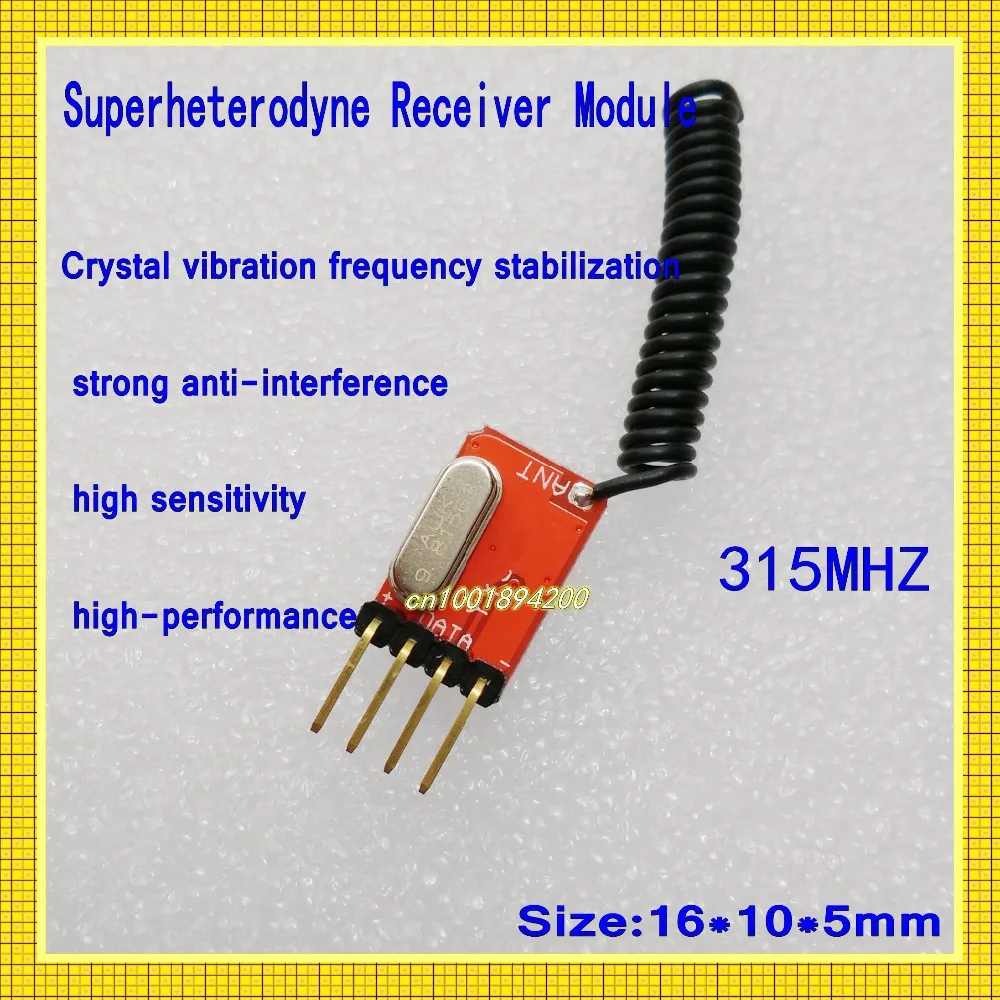 315MHZ RF Mini Receiver Module Micro RF Signal RX for technician DIY ...