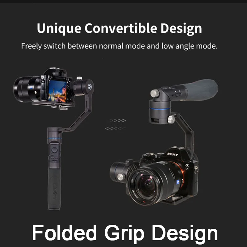 REDDOG R1 Benro 3 оси видео стабилизатор Gimbal Anti shake складывающаяся ручка Steadycam Для
