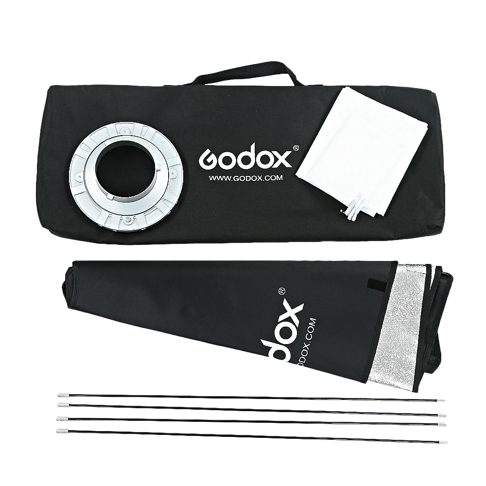 Софтбокс Godox BW90* 90 90*90 см 3" x 35" Портативный Прямоугольный студийный стробоскоп софтбокс с креплением Bowens для студийной вспышки