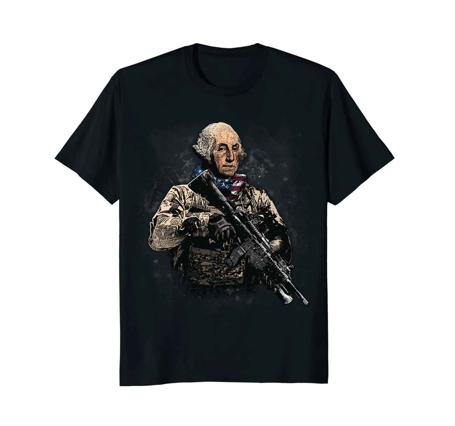 2019 Nuova Vendita A Buon Mercato 100% Cotone Soldati Presidenziali: Magliette Grafiche George Washington T-Shirt