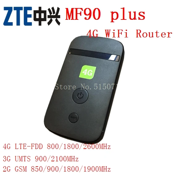 Unlocked Router ZTE MF90 plus 4G 3G Network WIFI Wireless Unlocked Router ZTE MF90 plus 4G 3G Network WIFI Wireless