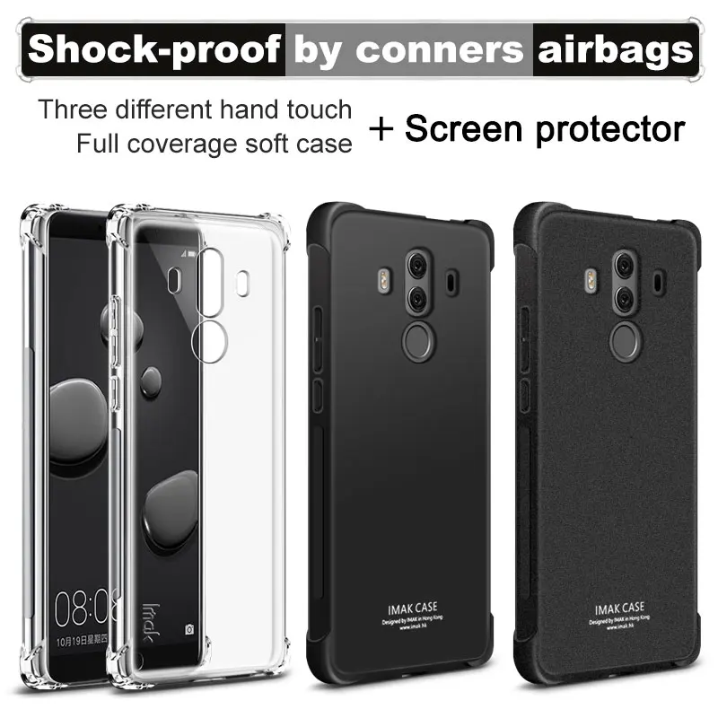 

for Huawei Mate 10 Pro Lite P30 Pro Lite Nova 4E P Smart Z Case IMAK Surround Protection Shockproof Airbag Clear Soft TPU Case