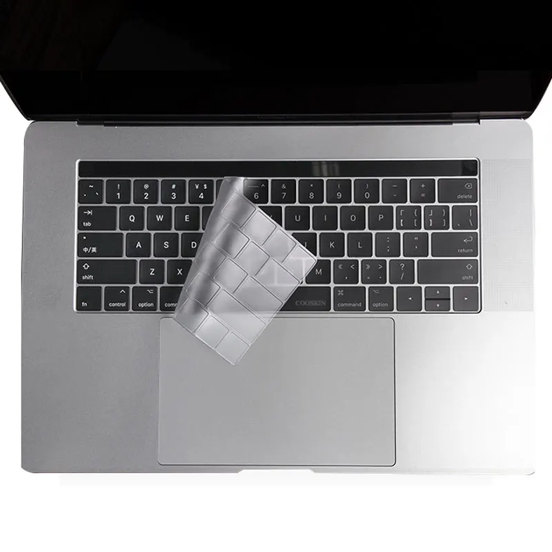 Силиконовая крышка клавиатуры для Apple Macbook Pro 13 15 дюймов 1707/1706 с сенсорной панелью