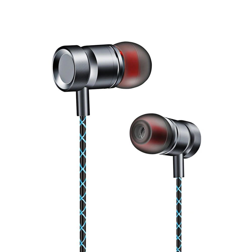 Easyidea металлические наушники 3 5 мм Super Bass Наушники Сабвуфер вкладыши Hifi стерео